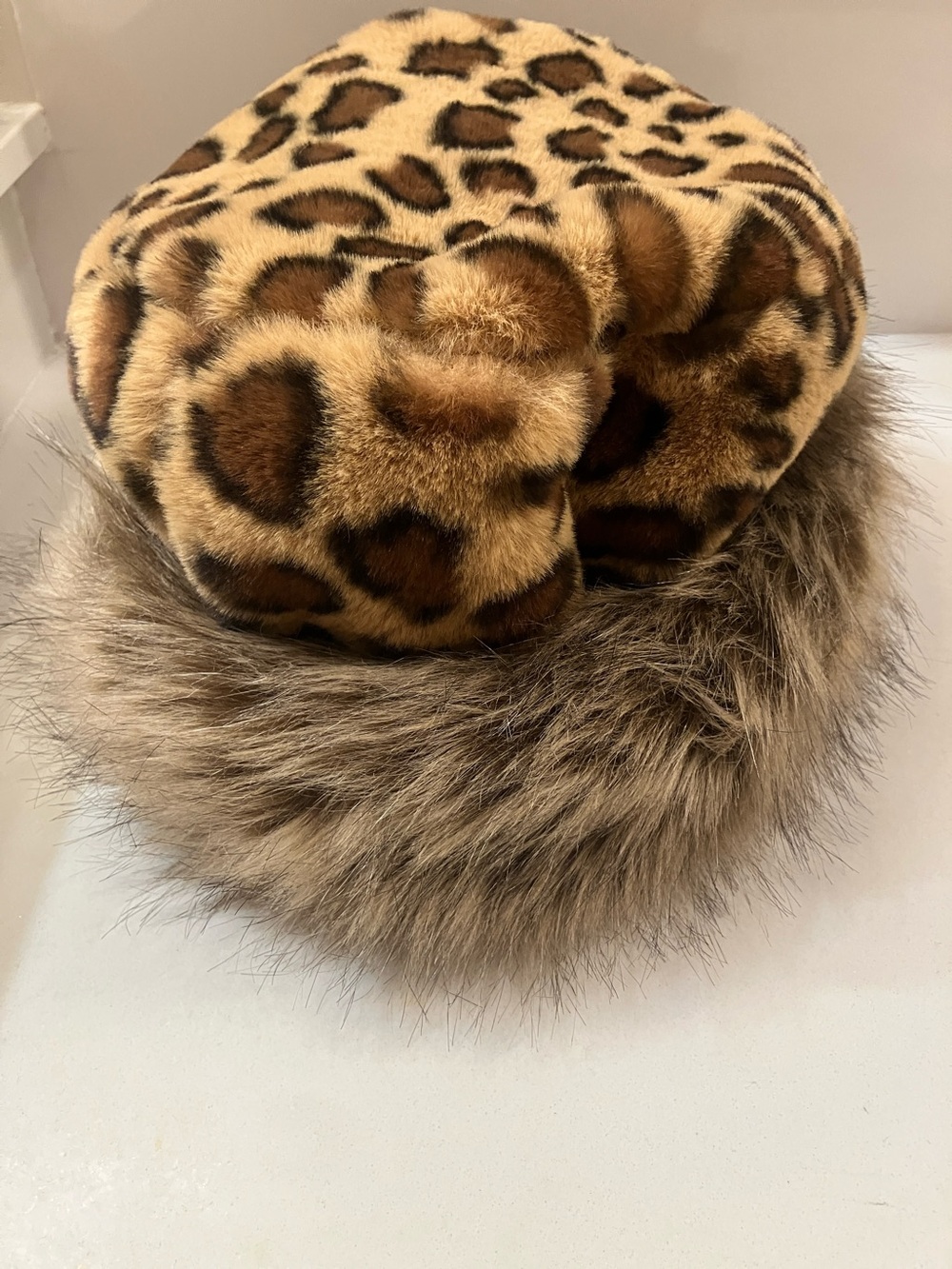 Brown Faux Fur Cossack Hat